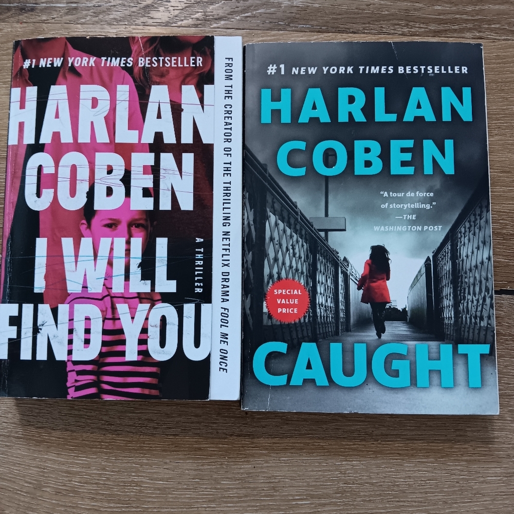 Harlan Coben Book Duo - I Will Find You & Caught